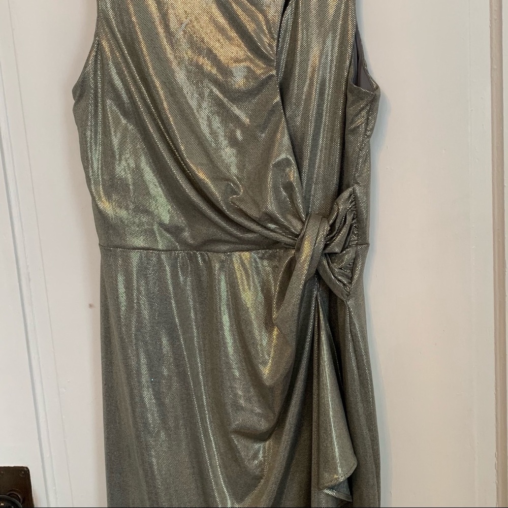 Superfoxx metallic dress size medium GUC - Picture 5 of 6